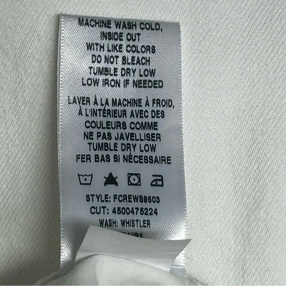 Favorite Daughter The Otto High Rise Boyfriend Jeans In Whistler White NWT - Picture 11 of 12